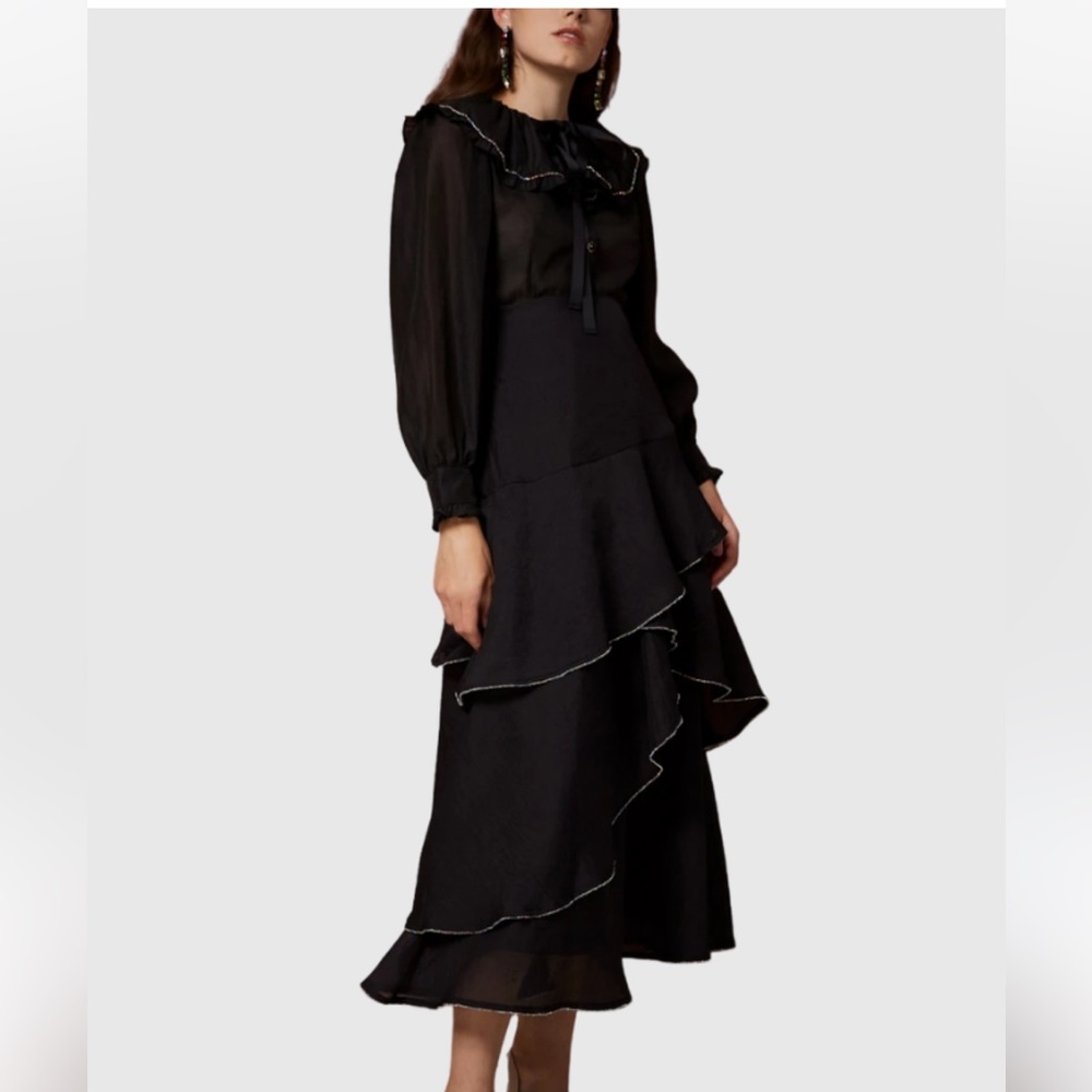 NWT Sister Jane Spiral Gem Tiered Dress